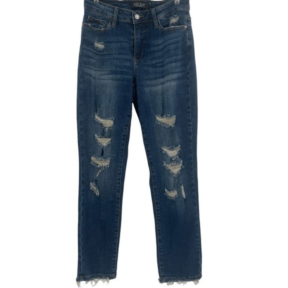 Judy Blue Distressed Jeans Boyfriend Fit JB88305 size 3/26